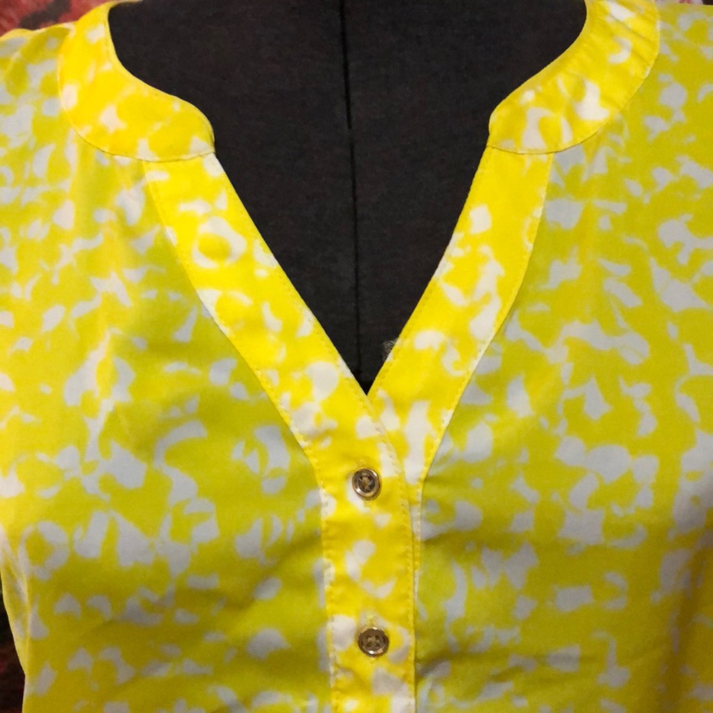 Cheerful sunflower yellow sleeveless top